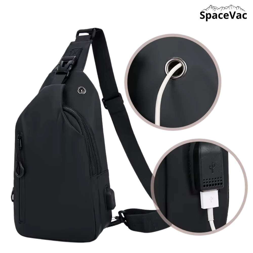 One-Shoulder SpaceVac⢠+ Travel Pillow